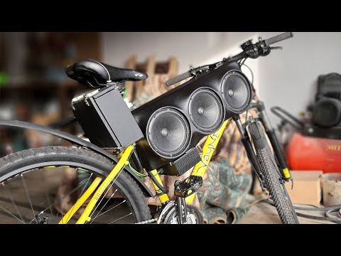 Видео: ПОЧТИ ГОТОВО. АВТОЗВУК В ВЕЛОСИПЕД