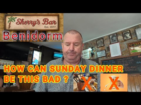 Видео: ШОКИРУЮЩИЙ УПАД SHERRYS BAR Воскресный ужин в Бенидорме