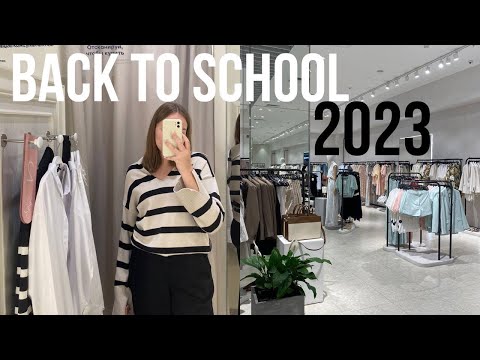 Видео: BACK TO SCHOOL 2023📚/канцелярия и одежда в школу/*comfort aesthetic*✨