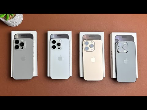 Видео: iPhone 16 Pro Все цвета!!! Распаковка и сравнение цветов!!!