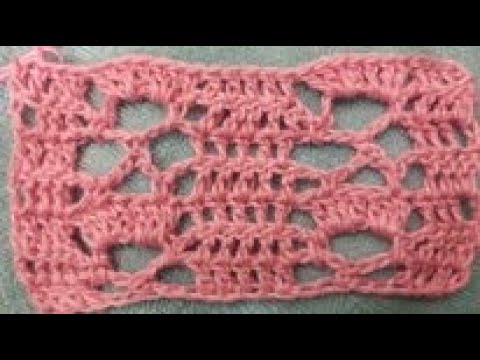 Видео: ОЧЕНЬ ПРОСТОЙ АЖУРНЫЙ УЗОР  НА ЛЕТО./Crochet pattern.