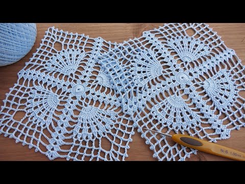 Видео: ВЯЗАНИЕ КРЮЧКОМ ажурные КВАДРАТНЫЕ МОТИВЫ МК🌷SUPER Beautiful Pattern Crochet square motifs🌷