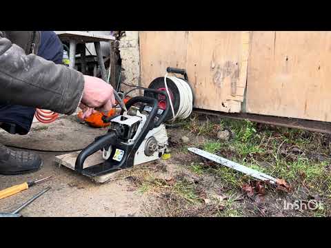 Видео: Підготовка бензопилки до роботи.