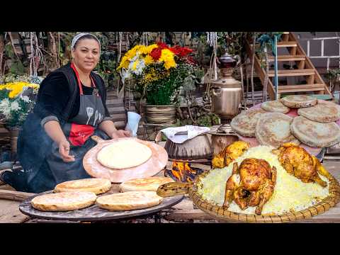 Видео: Азербайджанка приготовила 4 вида еды за 7 часов!