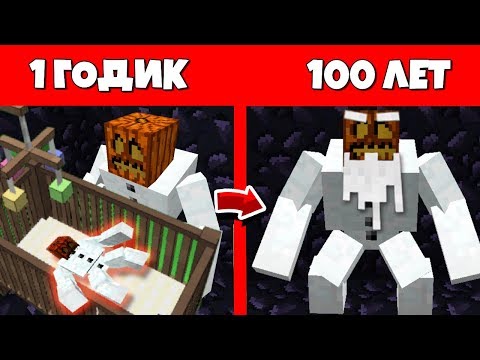 Видео: КАК СНЕЖНЫЙ МУТАНТ ПРОЖИЛ ЖИЗНЬ В МАЙНКРАФТ / ЭВОЛЮЦИЯ МОБОВ MINECRAFT ЖИЗНЬ МОБОВ ЖИЗНЕННЫЙ ЦИКЛ