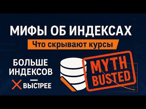 Видео: ВЛИЯНИЕ ИНДЕКСОВ НА ВСТАВКУ ДАННЫХ