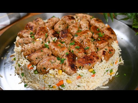 Видео: Простой и вкусный способ приготовить куриный кебаб с рисом!