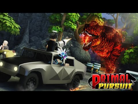 Видео: ROBLOX Побег от динозавров на квадроциклах |Primal Pursuit|