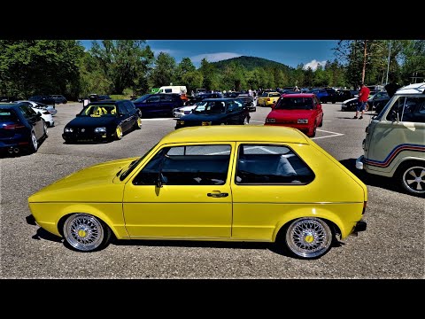 Видео: Wörthersee Aftermovie VW GOLF MK1 против MK2 сборник 2022