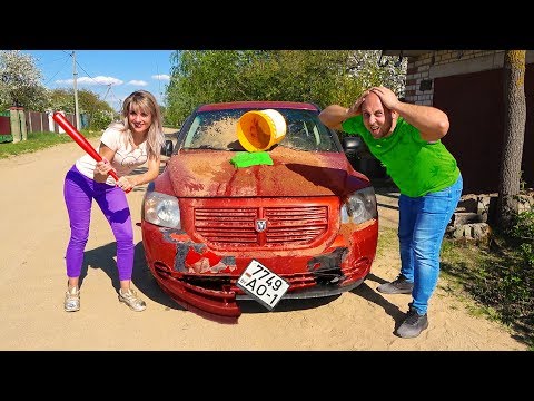 Видео: Лена ПРОУЧИЛА Толика и ИЗУРОДОВАЛА МАШИНУ! Crazy life