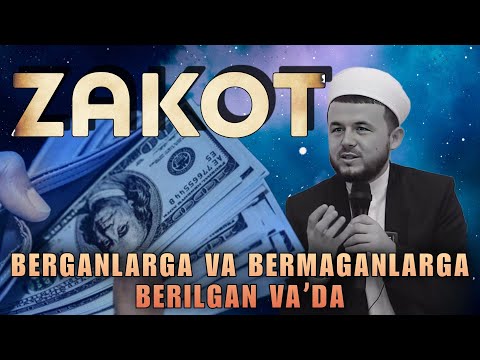 Видео: #005 | #жума | 29.03.2024 | ЗАКОТ -БЕРГАНЛАР ВА БЕРМАГАНЛАРГА БЕРИЛГАН ВАЪДА | Муҳаммад Бобур домла