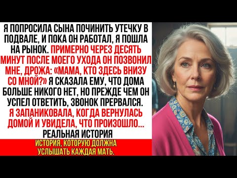 Видео: Я попросила сына проверить утечку в подвале—а он позвонил и предупредил «Мама, не возвращайся домой…