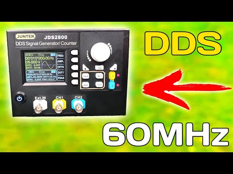 Видео: ОБЗОР ГЕНЕРАТОРА СИГЛАЛОВ ОТ JUNTEK JDS2800 / Два канала + частотометр + свиптон
