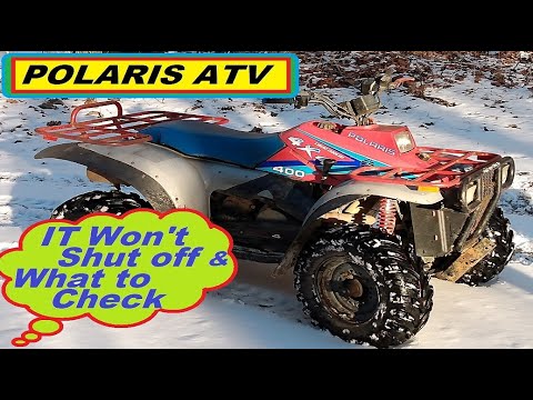 Видео: Polaris ATV не выключается