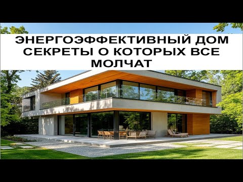 Видео: ЭНЕРГОЭФФЕКТИВНЫЙ ДОМ, СЕКРЕТЫ О КОТОРЫХ МОЛЧАТ СТРОИТЕЛИ !