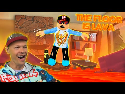 Видео: ПОЛ это ЛАВА The Floor Is LAVA!🔥