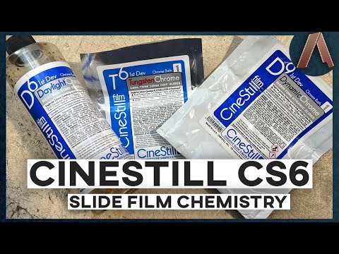 Видео: Химический состав диапозитивной пленки CS6 от Cinestill — утомительное сравнение