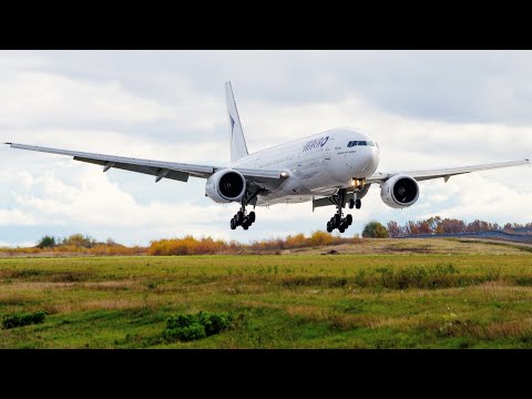 Видео: Boeing 777-200 а/к ИрАэро | Рейс Бургас - Санкт-Петербург