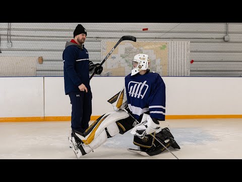 Видео: Упрощение игры в хоккей с шайбой — Midget AAA Hockey Goalie