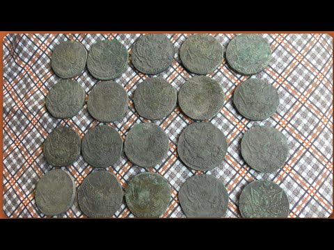 Видео: Накопал пятаков Екатерины II. Архив сезона 2023. #Коп 97.