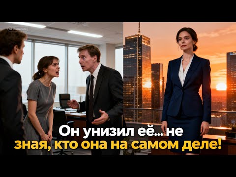 Видео: Менеджер оскорбил её, даже не подозревая, что она — главный акционер компании.