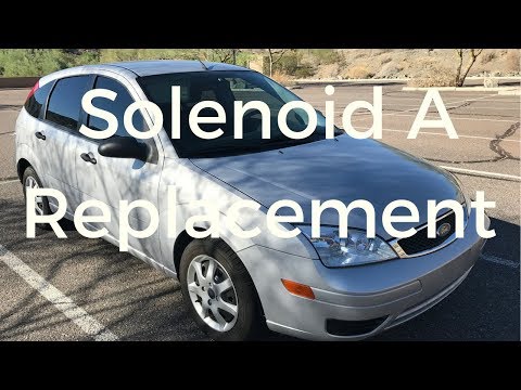 Видео: Замена соленоида переключения передач A в Ford Focus P0732 2005 года выпуска