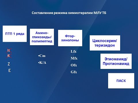 Видео: Режимы химиотерапии туберкулеза, международные стандарты