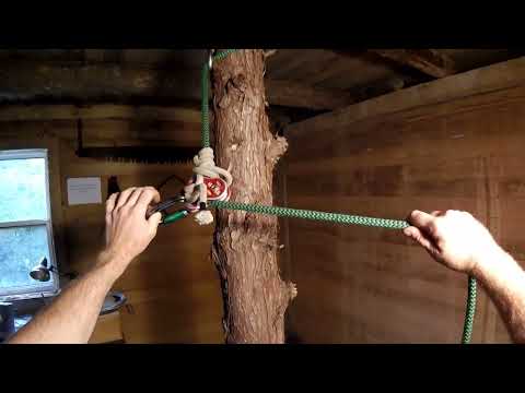 Видео: Стропильная система Valdotain Tresse - VT и XT | Arborist Knots