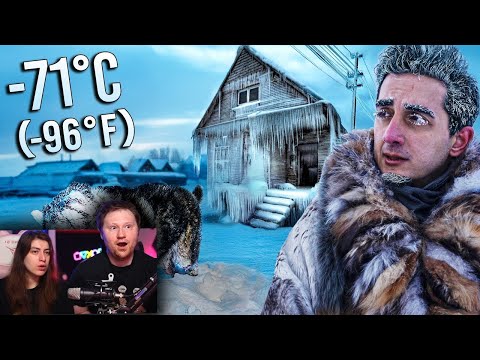 Видео: Самая холодная деревня в мире  -71°C | РЕАКЦИЯ на Ruhi Çenet