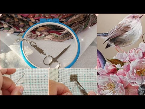 Видео: 100❎ Процесс вышивки крестом🪡//Cross-stitch