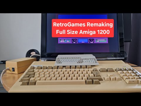 Видео: Анонсирована полноразмерная Amiga 1200 от RetroGames A1200