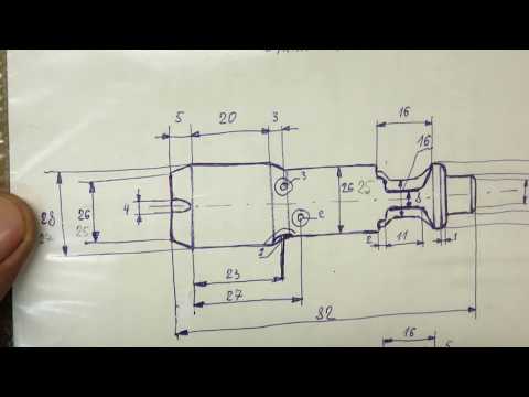 Видео: Чертеж ДТК для карабина СКС по типу АК-74