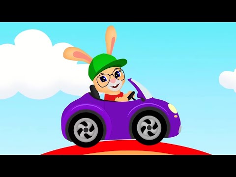 Видео: 🌈 Школа кролика Бобо – У руля 🚗 Учим цвета! – Развивающие песенки для детей