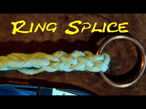 Видео: Метод кольцевого сращивания «Корона» — сращивание веревки с кольцом методом «Корона»