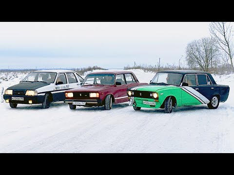 Видео: СТРАШНОЕ ДРИФТ РАЛЛИ ПО СНЕГУ НА ЖИГУЛЯХ И ИЖЕ! УЛЕТЕЛИ В ОВРАГ?