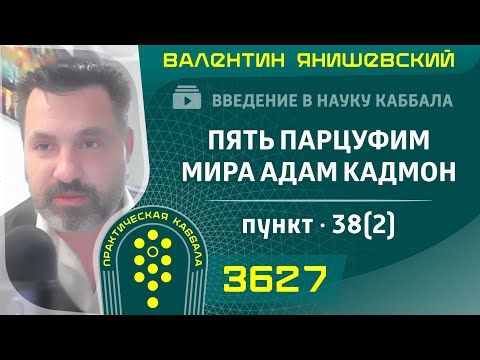 Видео: ПЯТЬ ПАРЦУФИМ МИРА АДАМ КАДМОН. Введение в науку Каббала. пункт. 38(2)