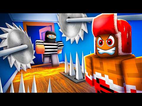 Видео: 😱 ОСТАЛСЯ ОДИН ДОМА и ПОЙМАЛ ГРАБИТЕЛЕЙ В ЛОВУШКУ В РОБЛОКС!