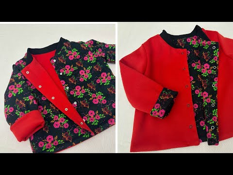 Видео: Как сшить двустороннюю куртку / Раскрой и шитье фланелевого пальто и тайника