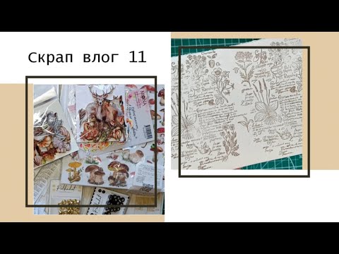 Видео: Скрап влог 11 в 2024. Канцелярия с АлиЭкспресс, посылка из Handmade, работа над джанкбуком