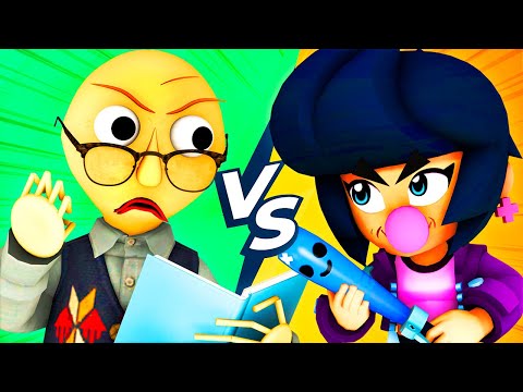 Видео: Балди Плюс vs Бравл Старс - Фильм (Ной Все Серии Подряд Brawl Stars Baldi 3D Анимация Челлендж)