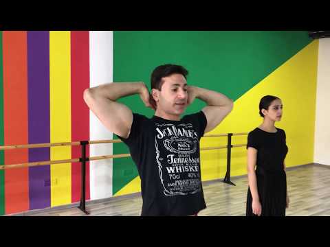 Видео: Кавказские танцы. Азербайджанский танец урок №14