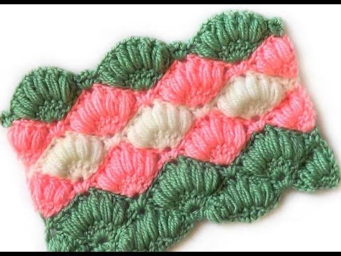 Видео: Узор Объемные веерочки