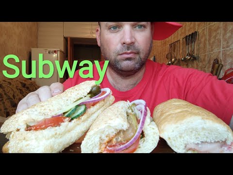 Видео: МУКБАНГ САБВЭЙ/MUKBANG SUBWAY/ОБЖОР фаст-фуд