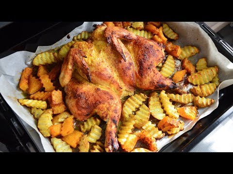 Видео: Ароматная КУРОЧКА КАРРИ в духовке ☆ С картофелем и ТЫКВОЙ