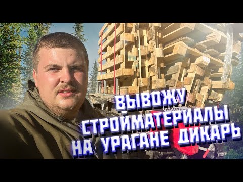 Видео: Вывожу стройматериалы | Ураган Дикарь