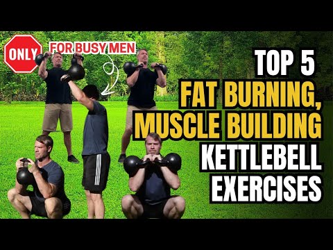 Видео: Пять лучших упражнений с гирей для сжигания жира и наращивания мышечной массы для занятых мужчин