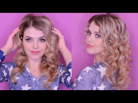 Видео: КУДРИ БЕЗ ПЛОЙКИ И БИГУДИ / ГОЛЛИВУДСКИЕ ЛОКОНЫ БЕЗ ПЛОЙКИ