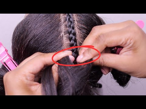 Видео: Учебное пособие CORNROW для визуалов (шаг за шагом) | Объяснение метода «сверху вниз» и «снизу вв...