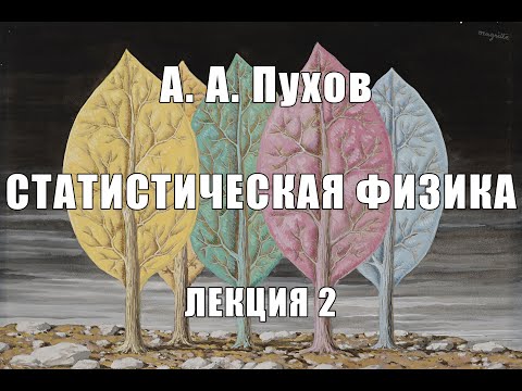 Видео: Лекция 2. Принципы статистической физики.  Курс лекций «Статистическая физика». Проф. А. А. Пухов.