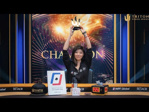 Видео: Девушка выиграла 860 000 $ в покерном турнире серии Triton в Черногории. Разбор лучших раздач.